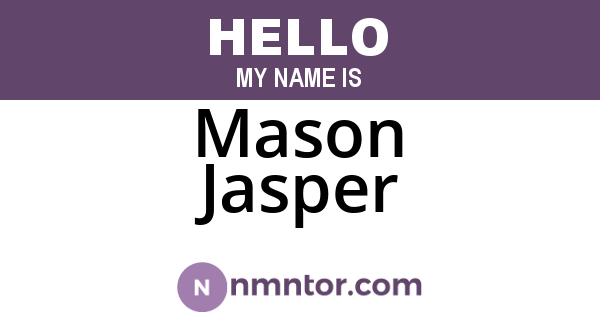 Mason Jasper
