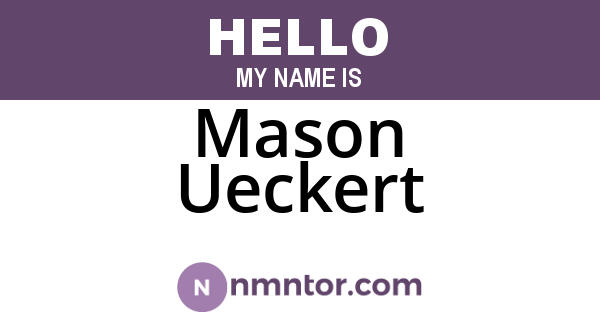 Mason Ueckert