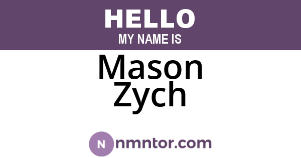 Mason Zych