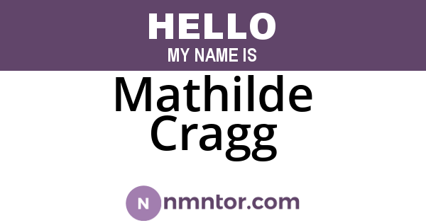 Mathilde Cragg