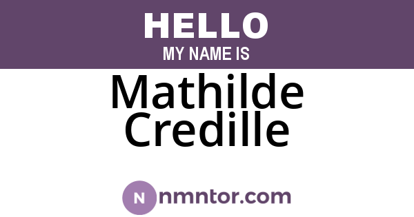 Mathilde Credille
