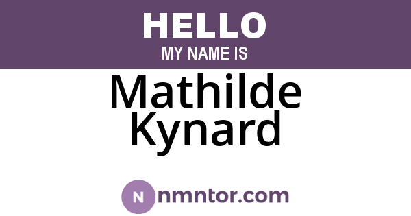 Mathilde Kynard
