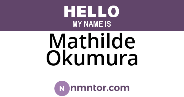 Mathilde Okumura