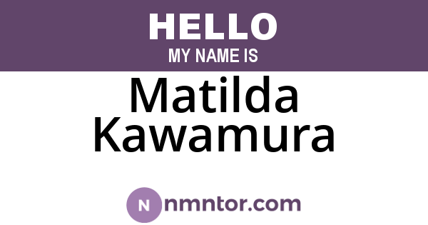 Matilda Kawamura