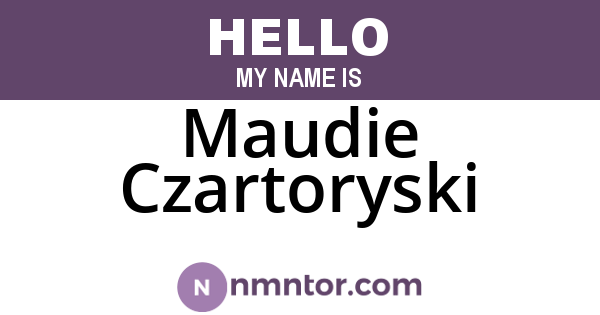Maudie Czartoryski