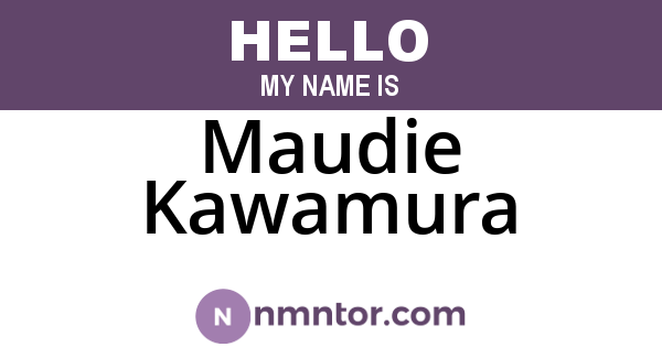 Maudie Kawamura