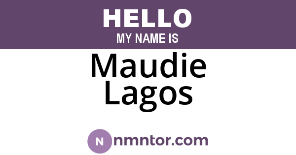 Maudie Lagos