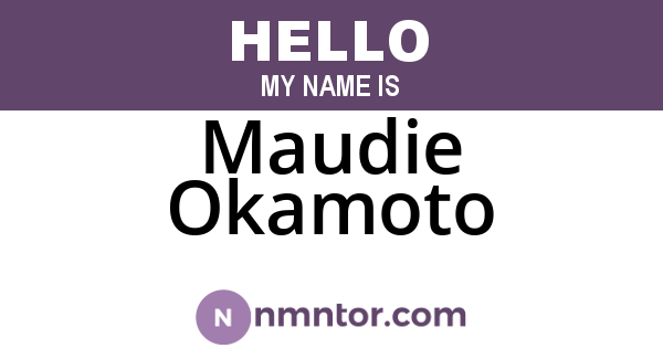 Maudie Okamoto