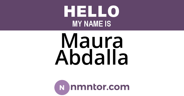 Maura Abdalla