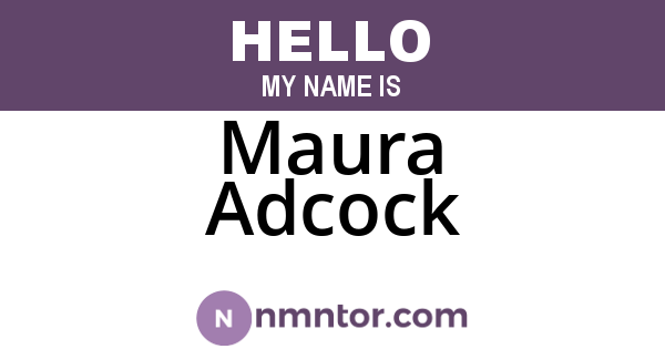 Maura Adcock