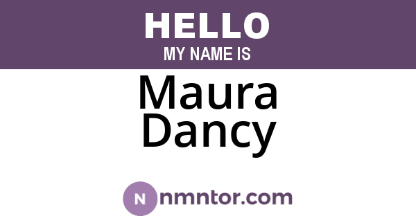 Maura Dancy