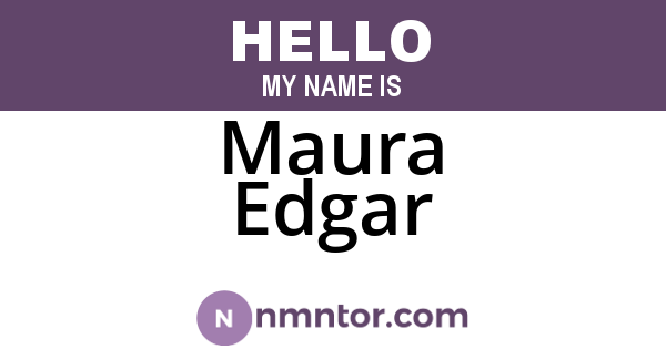 Maura Edgar