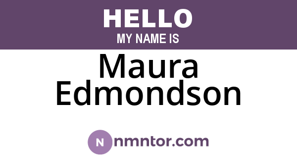 Maura Edmondson