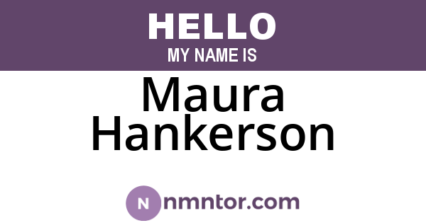 Maura Hankerson