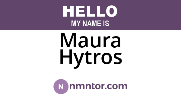Maura Hytros
