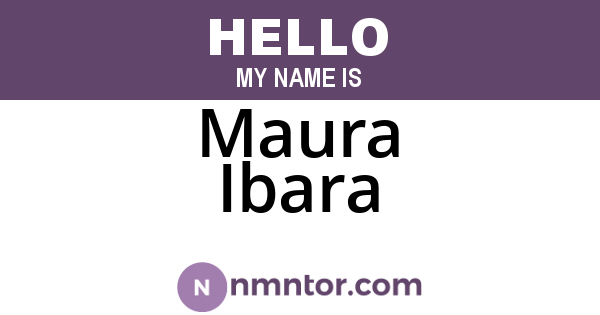 Maura Ibara