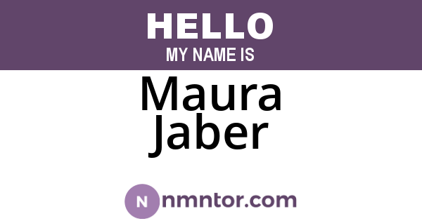 Maura Jaber
