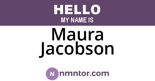 Maura Jacobson