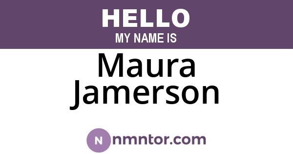 Maura Jamerson