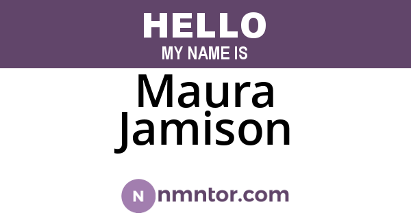 Maura Jamison