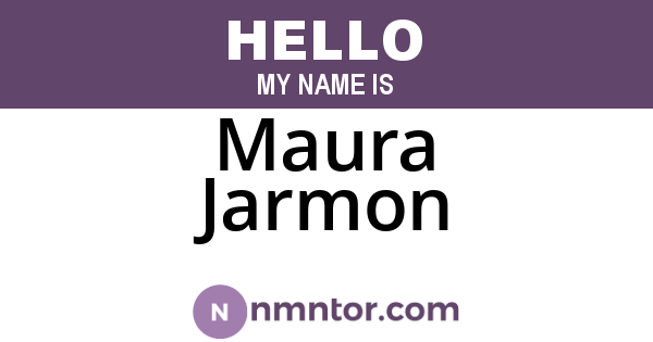 Maura Jarmon