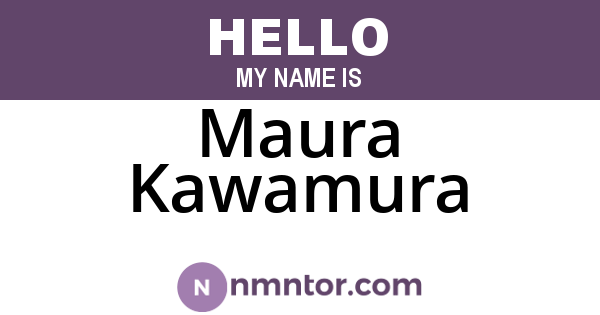 Maura Kawamura