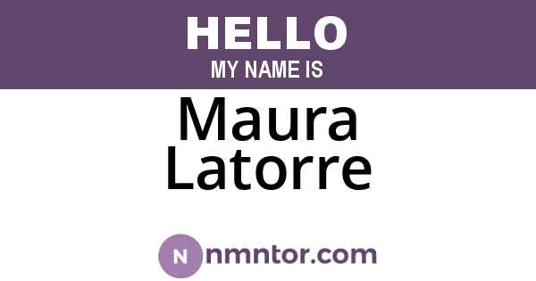 Maura Latorre