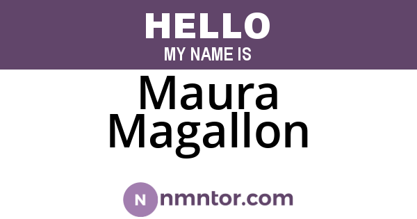 Maura Magallon
