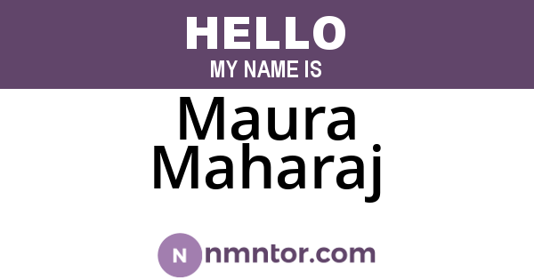 Maura Maharaj