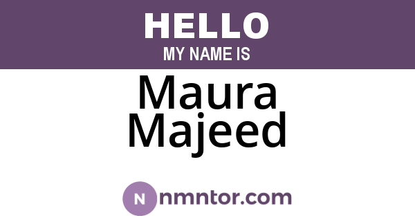 Maura Majeed