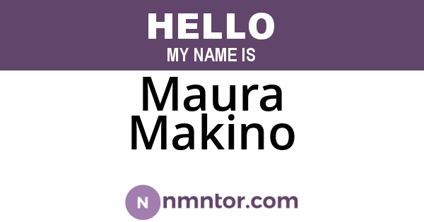 Maura Makino