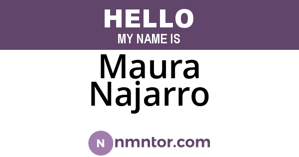 Maura Najarro