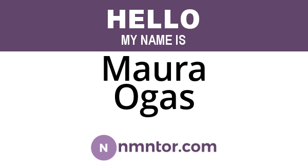 Maura Ogas