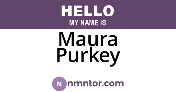 Maura Purkey