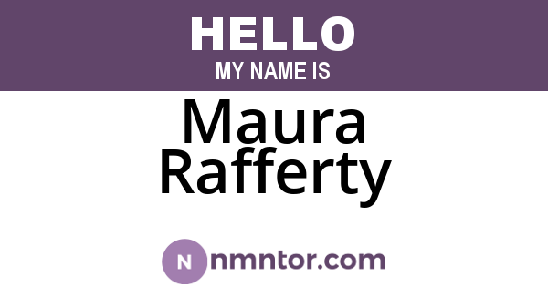 Maura Rafferty
