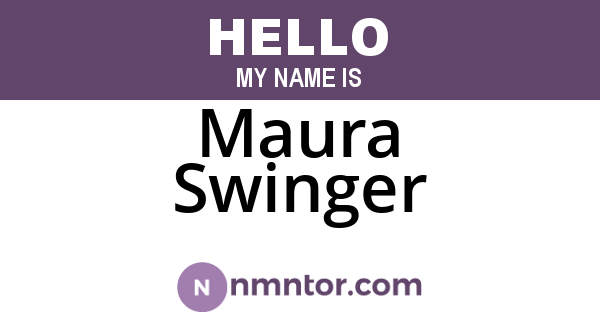 Maura Swinger