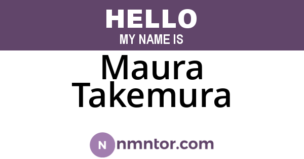 Maura Takemura