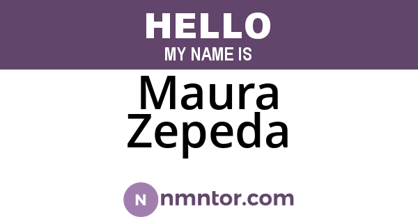 Maura Zepeda