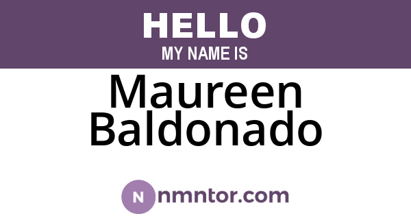 Maureen Baldonado
