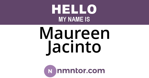 Maureen Jacinto