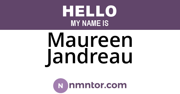 Maureen Jandreau