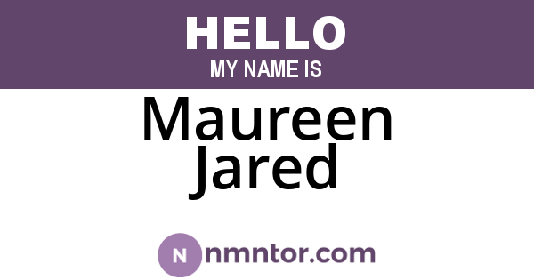 Maureen Jared