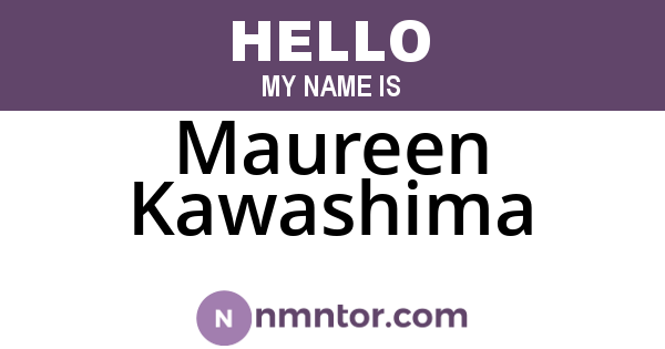 Maureen Kawashima
