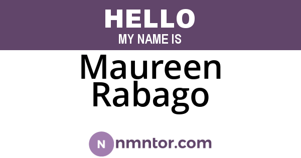 Maureen Rabago