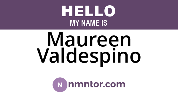 Maureen Valdespino