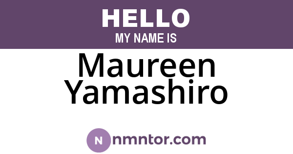 Maureen Yamashiro