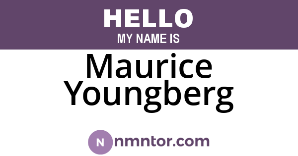 Maurice Youngberg