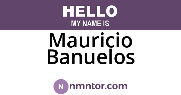 Mauricio Banuelos