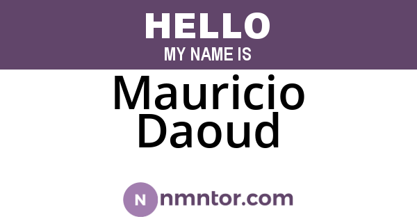 Mauricio Daoud