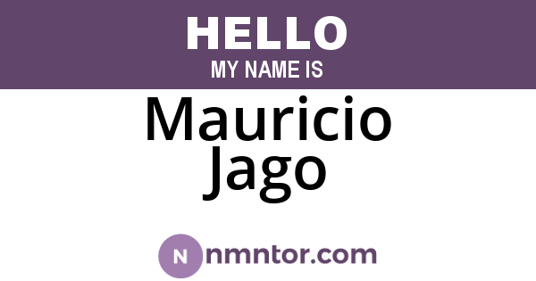Mauricio Jago